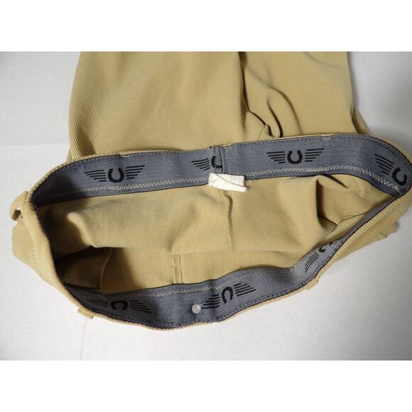 Tuffrider Breeches Ladies Sz 32 Light Tan Equestrian Pull On Stretch Ribbed Ride - Picture 2 of 12